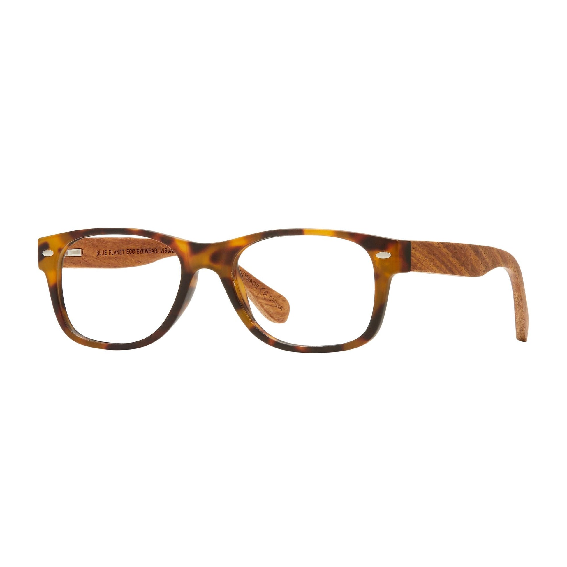 Brown tortoiseshell reading glasses with rectangular lenses