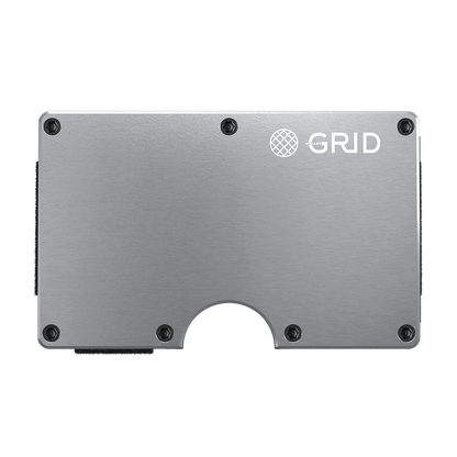 SILVER Aluminum Money Clip