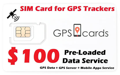 GPS Cards Sim for Mini GF07 GPS Tracker/ Phone Notification/ Speed Detector