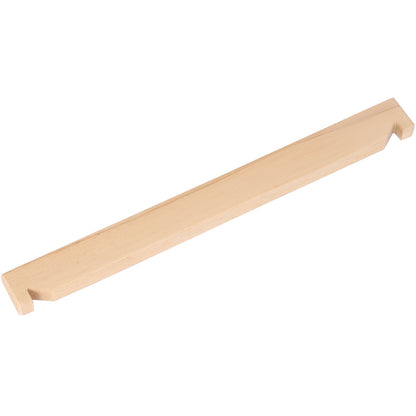 Wooden feed guide for manual juicer grinder with cutout grips