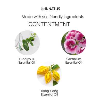 Contentment Shower Spray with Eucalyptus & Geranium – 4oz Aromatherapy Shower Steamer Mist for Relaxation & Stress Relief – Infused with Peppermint & Ylang Ylang Oils – Made in the USA  "