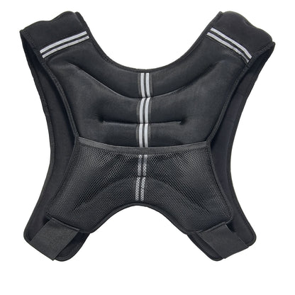 Weighted Vest, 30 lbs Weight Vest with Reflective Stripe, Adjustable Buckle Body Weight Vest for Men Women, Workout Equipment for Strength Training, Running, Jogging, Fitness, and Weight Loss