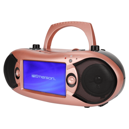 Emerson 7" Bluetooth DVD Boombox with AMFM Radio & Stereo Speakers