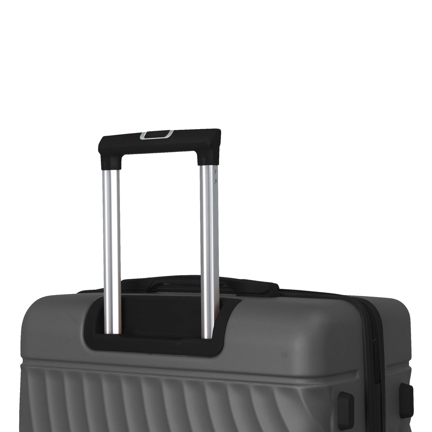 Luggage Sets ABS Hardshell 3pcs Luggage, Lightweight Durable Suitcase sets Spinner Wheels Suitcase with TSA Lock 20''24''28'' Available(Grey Ash)