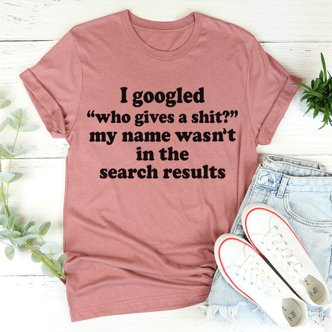 Graphic crewneck T-shirt in dusty pink with bold text message