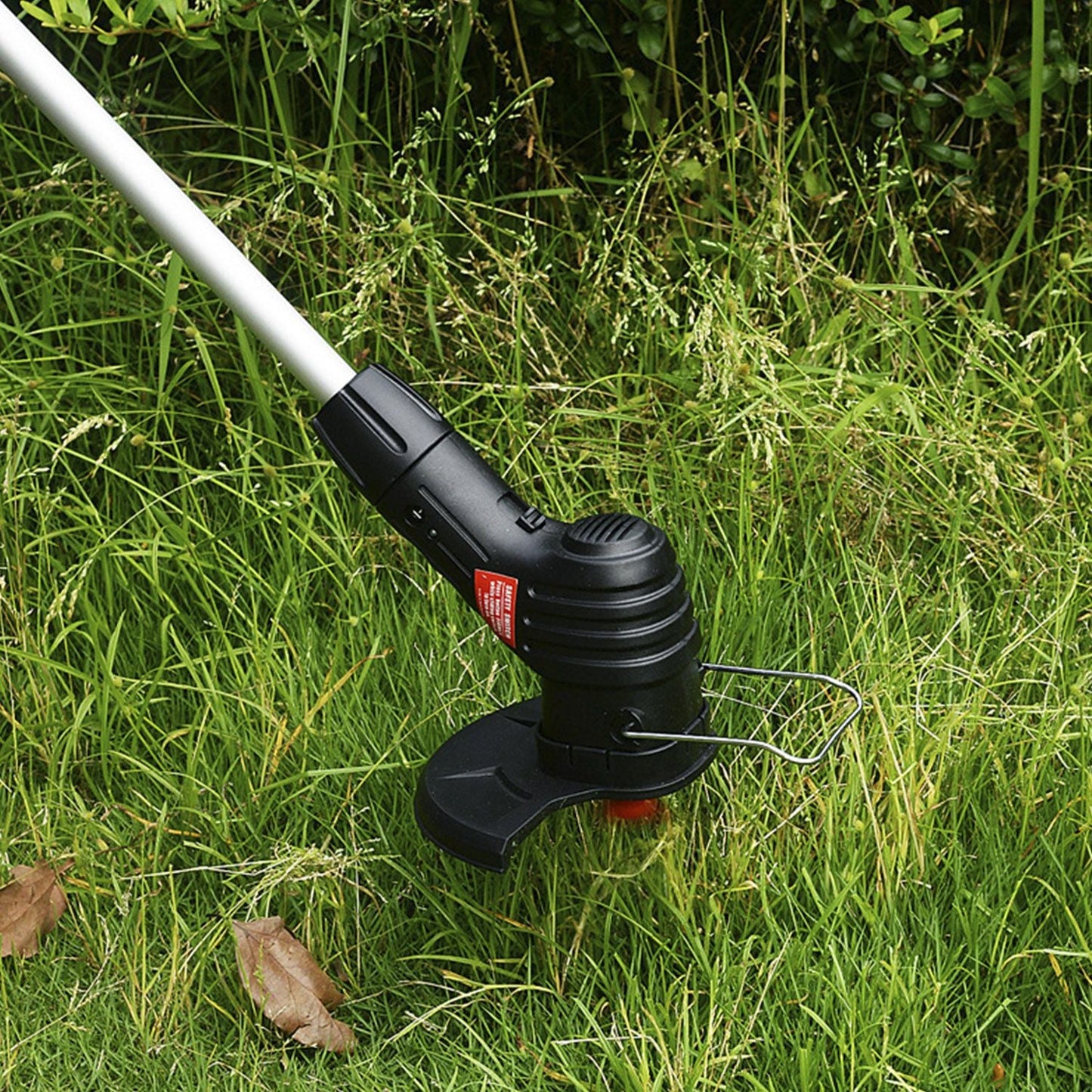 Electric Cordless Grass Trimmer Rechargeable Grass String Trimmer Garden Weed Cutter Lawn Mower 2A Battery with 5 Blades