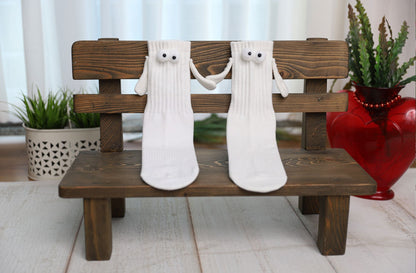 Couple Socks with Magnetic Hands 2 Pairs Magnetic Socks Funny Gifts For Valentines Day