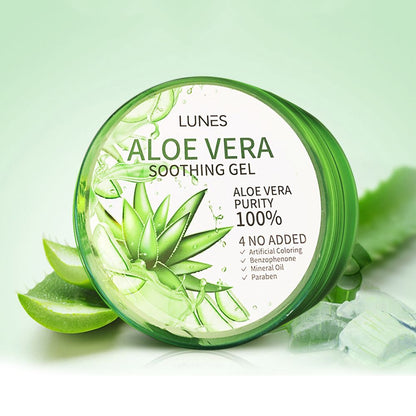 Pure Korean Aloe Vera Soothing Moisture Gel - 300ml (10.58oz) for Ultimate Skin Hydration