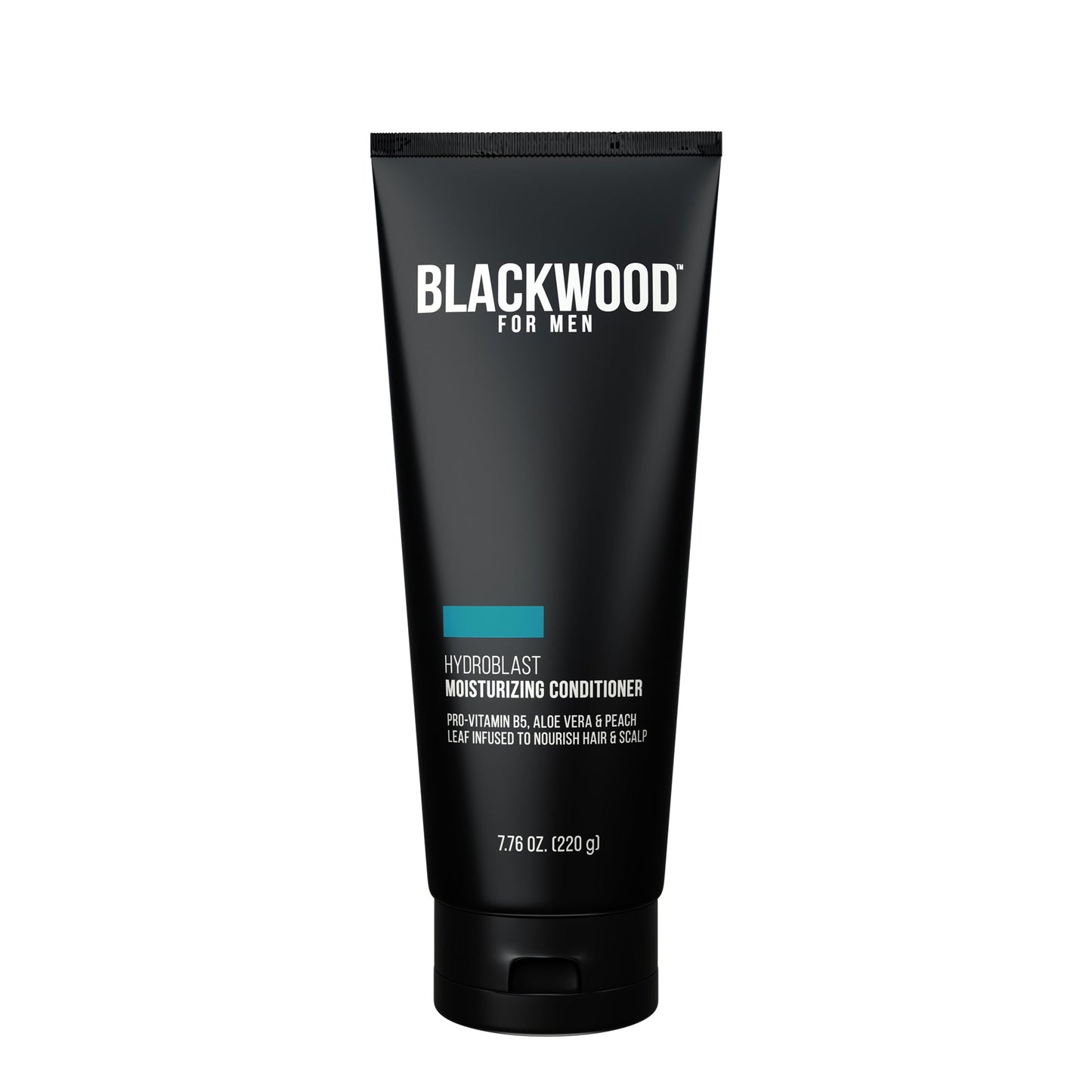 HydroBlast moisturizing conditioner tube, BLACKWOOD for Men, front label