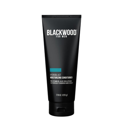 HydroBlast moisturizing conditioner tube, BLACKWOOD for Men, front label