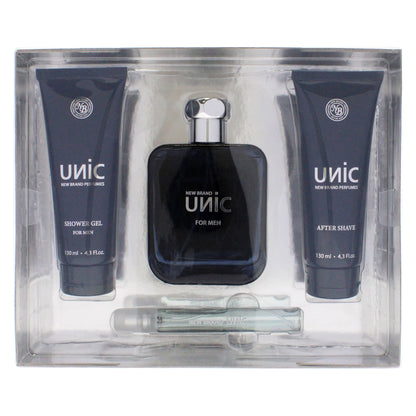 Unic Men's Grooming Essentials Gift Set - 4 Piece Collection with EDT Spray, Shower Gel & After Shave for Perfect Personal Care