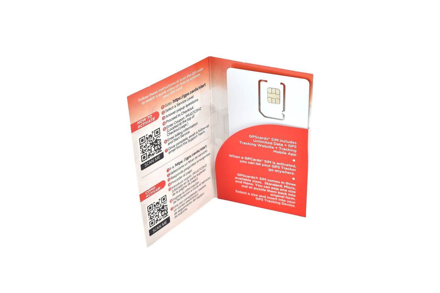 GPS Cards PREPAID Sim for GF07 Mini GPS Tracker/ Hybrid Maps/ Geofences