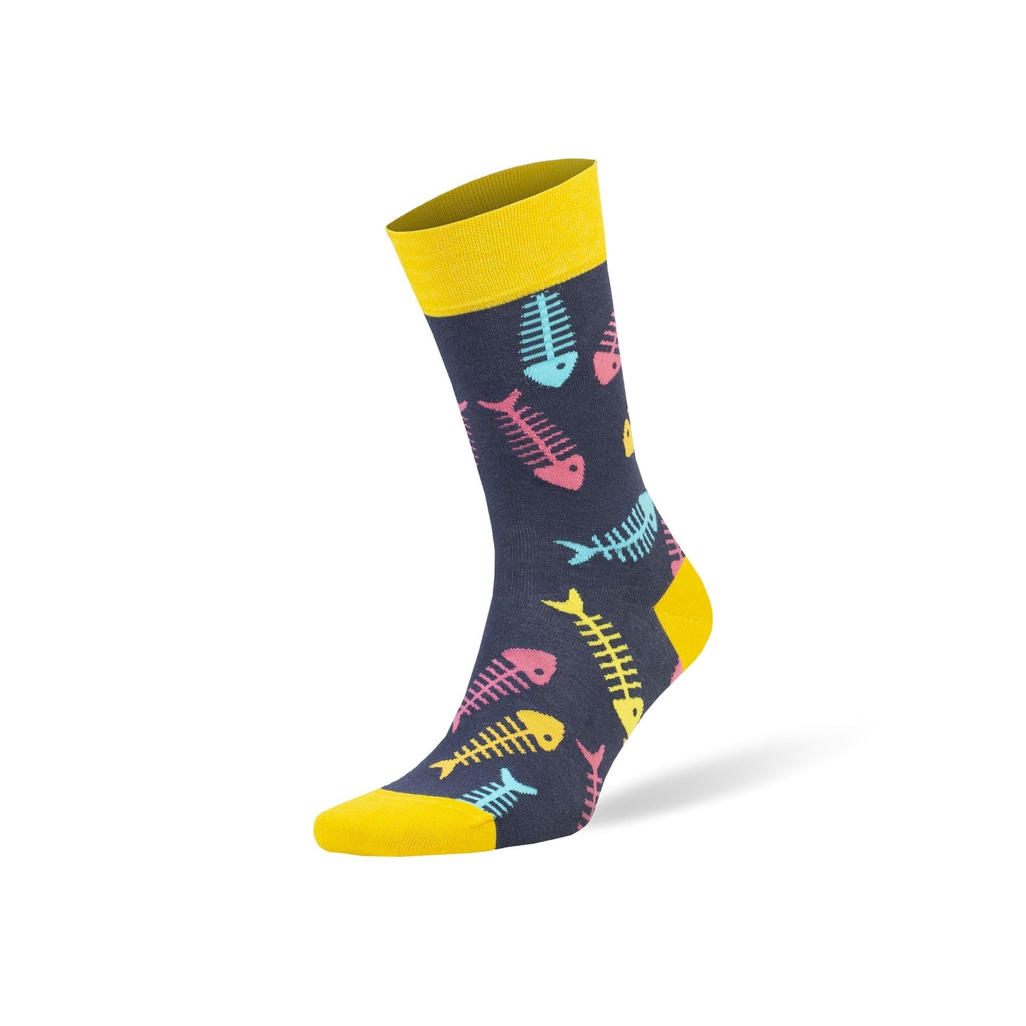 Colorful Funny Combed Cotton Crew Socks