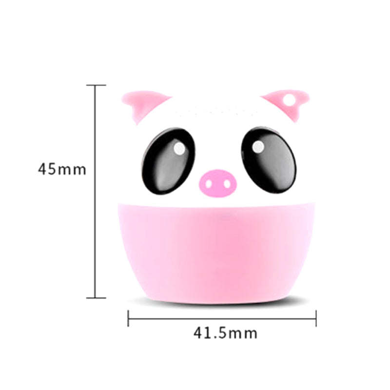 Pink-and-white panda Bluetooth speaker: 45mm high, 41.5mm wide
