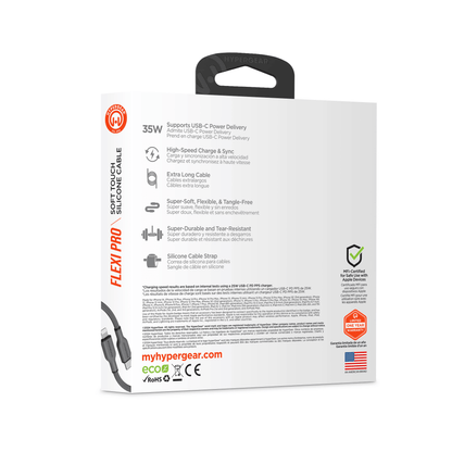 HyperGear Flexi PRO USB-C to Lightning Cable 10ft