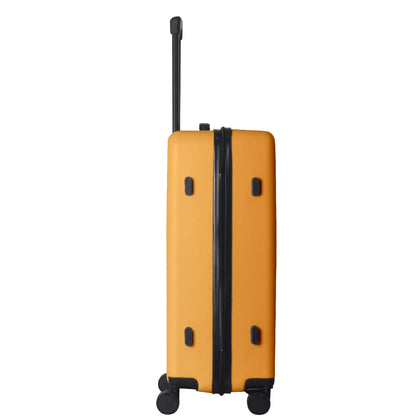 Luggage Sets ABS Hardshell 3pcs Luggage, Lightweight Durable Suitcase sets Spinner Wheels Suitcase 20''24''28'' (Yellow)