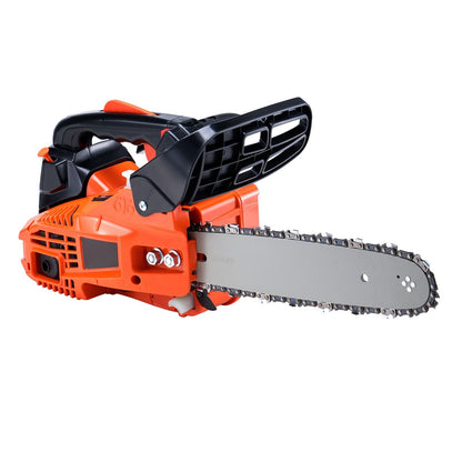 Gas Chainsaw, 25.4CC 12" 1.2HP, Gasoline Powered Chain Saw, Handheld Cordless Petrol Chainsaws for Tree Wood Branch Cutting, Tree Trimming, Land Clearing, Farm Garden Ranch Forest Cutting Use