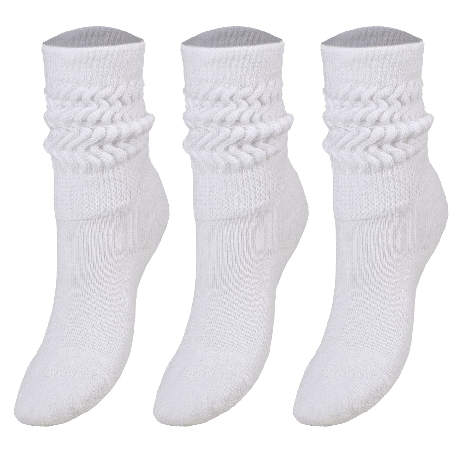 3 Pairs Kids Slouch Socks