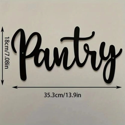 CIFbuy Metal Baked Paint Pantry Sign Wall Art Modern Kitchen Pantry Decor (TikTok, temu pickup)