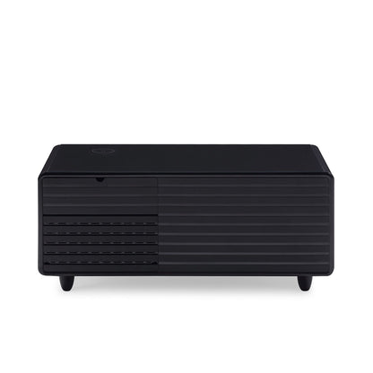 Modern Smart mini Coffee Table with Built in Fridge;  Outlet protection; Wireless charging module; Mechanical temperature control; Power socket; USB interface And power interface.