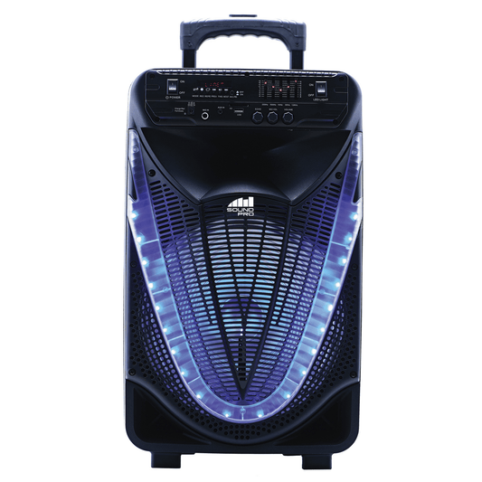 Naxa Portable 12" Bluetooth Party Speaker with Disco Lights