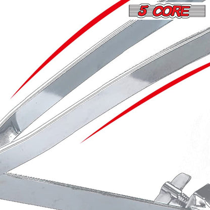 Chrome drum stool frame with diagonal support rails