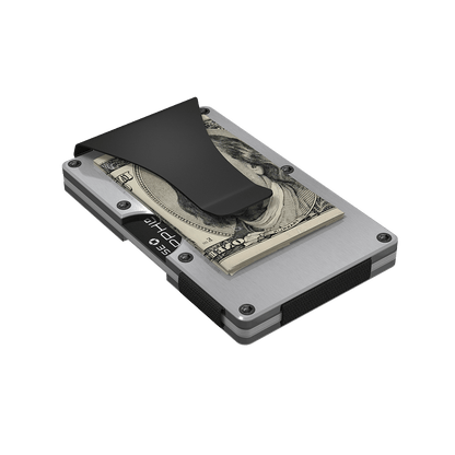 SILVER Aluminum Money Clip