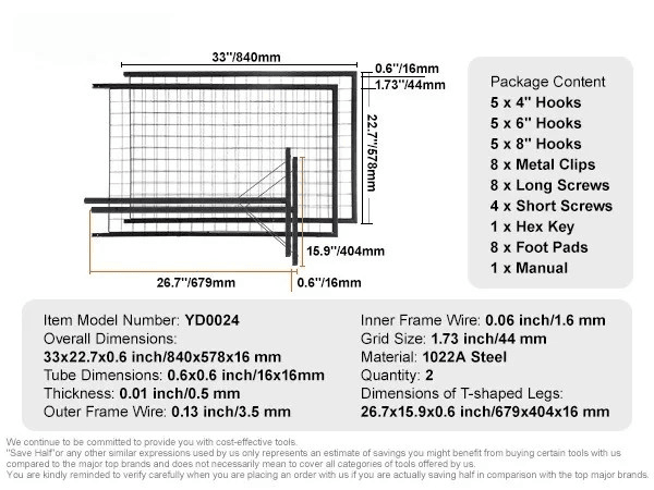 Grid Wall Panels Tower Wire Gridwall Display Racks Double Side Panels