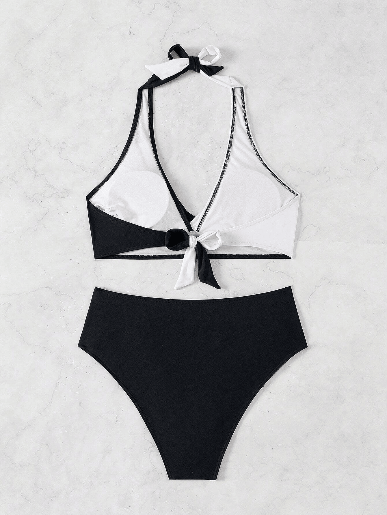A bikini with a fashionable color
