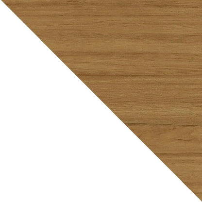 Cinnamon woodgrain tabletop surface for TV stand