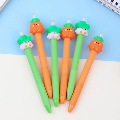 2pcs Vegetable-Shaped Mechanical Pencils. No Sharpening ! Inkless Pencil - Perfect For School & Office!