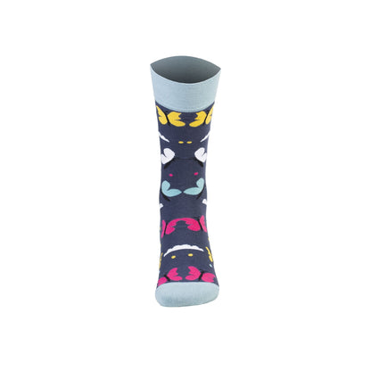 Colorful Funny Combed Cotton Crew Socks