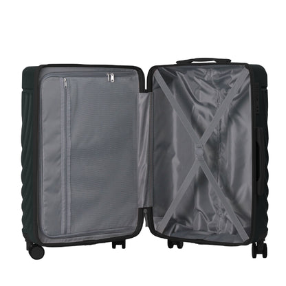 Luggage Sets ABS Hardshell 3pcs Luggage, Lightweight Durable Suitcase sets Spinner Wheels Suitcase with TSA Lock 20''24''28'' Available(Dark Green)