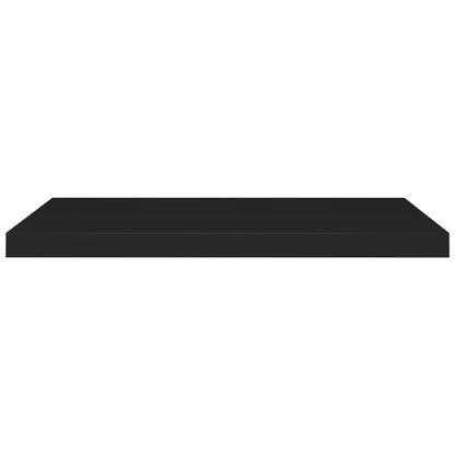 Wall Shelf Black Honeycomb MDF, metal frame 31.5 x 9.3 x 1.5 in