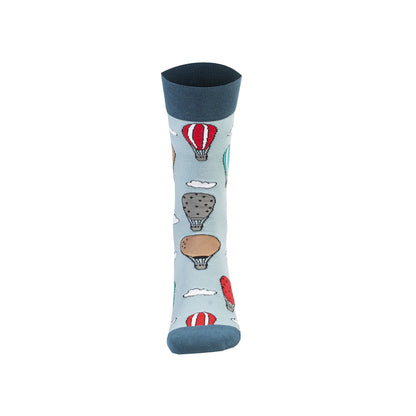Colorful Funny Combed Cotton Crew Socks