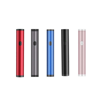 Mini selfie sticks in multiple colors, front view lineup