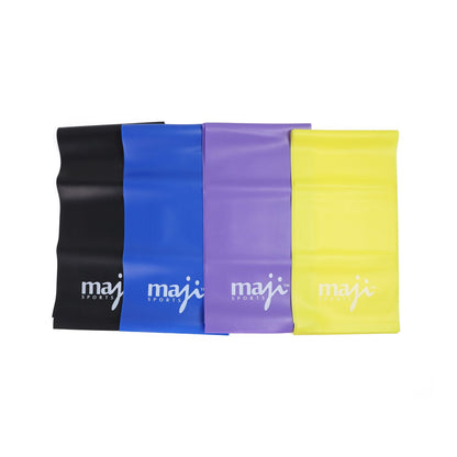 Full Body Exercise & Stretch Bands - Variable Resistance 4 Pack