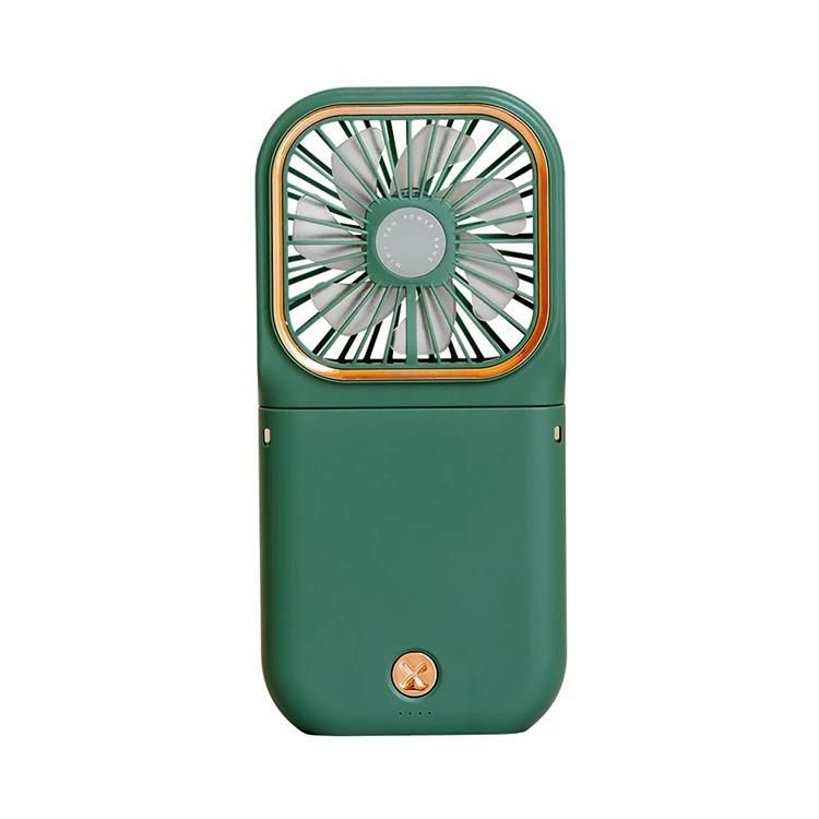 Newly Portable Hands Free Neck Multi-purpose 3 in1 Rechargeable Foldable Mini Cooler Folding Usb Electric Power Fans