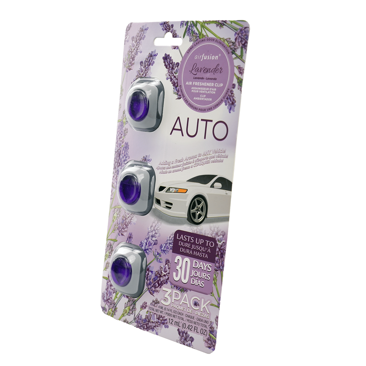 3 Pack Car Air Fresheners - Long Lasting Vent Clips For Men & Women, 3 Pack Up To 90 Days Fits All Car Refresher Odor Eliminator, New Car Scent Variety Pack
