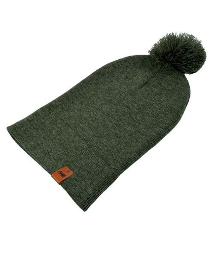 HAAKWEAR Pom Pom Beanie - Made in USA - Forest Green