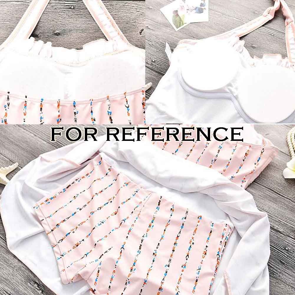 Boyshort Bathing Suit Halter Style One Piece Swimsuit Cute Beach Wear Wireless