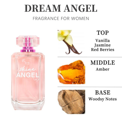 [Long-Lasting Perfume] Long-Lasting 3.4fl 0zWomen's Eau De Parfum Spray Notes Of VanillaJasmine, Red Berries Flavor, Perfect For Dating,Daily Life, Parties, Gift Giving