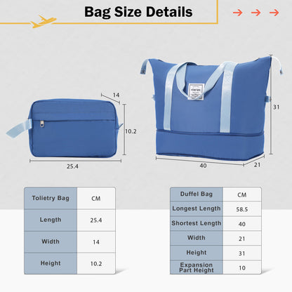 2 Piece Luggage Set with Bags Expanable Spinner Wheels ABS Lightweight Suitcase with TSA Lock 20inch+28inch