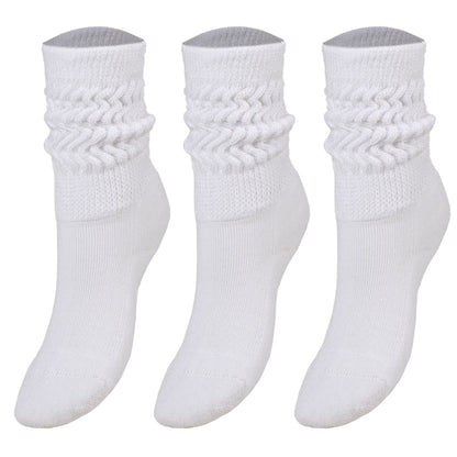 3 Pairs Kids Slouch Socks