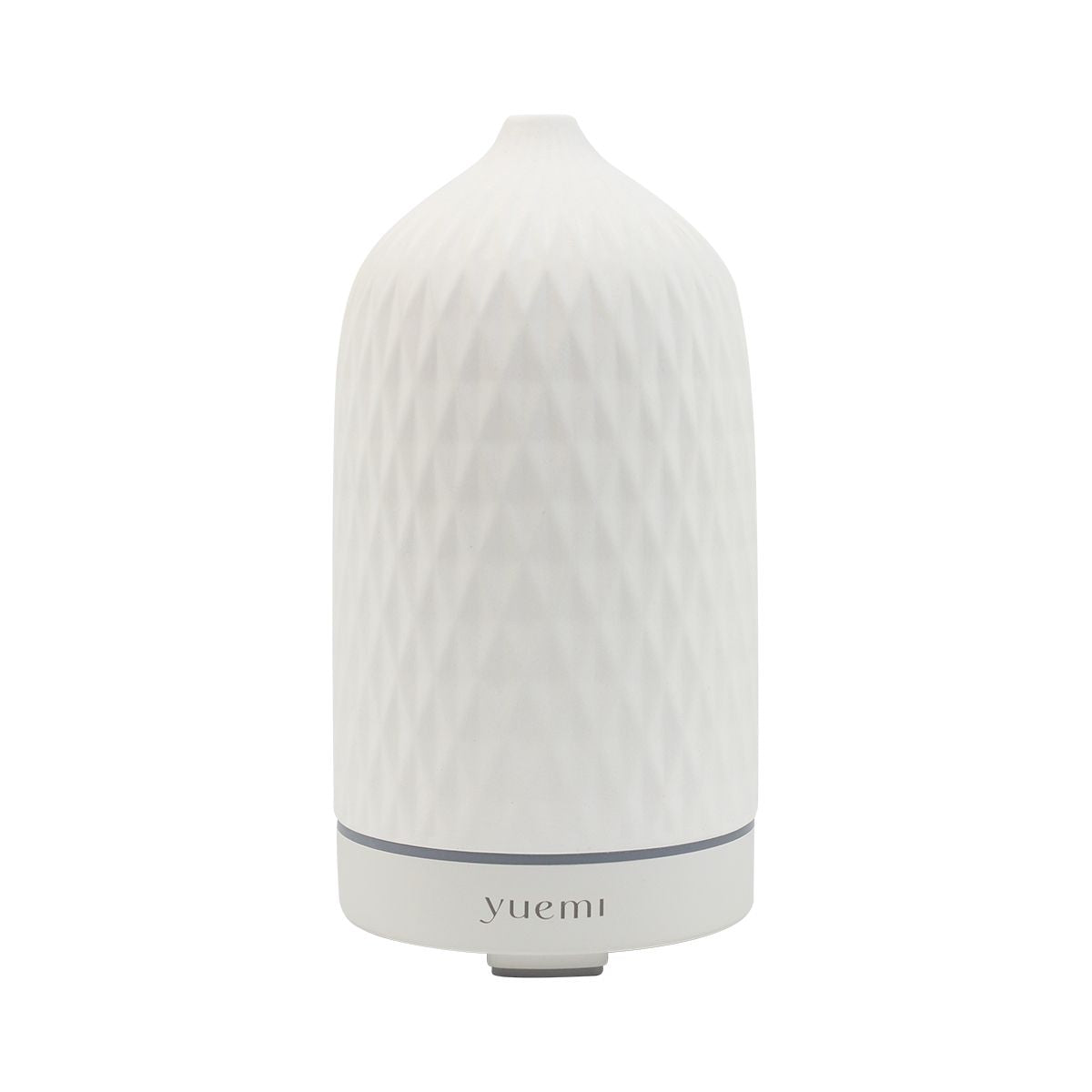 YUEMI Zen Breeze Essential Oil Diffuser Ultrasonic Aromatherapy Diffuser 160ml Ceramic Stone Aroma Diffuser with 7 Colors LED Night Light 4 Timer Setting and Waterless Auto Shut Off
