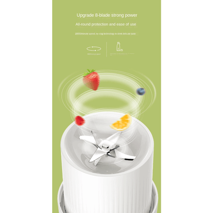 1pc USB Portable Juicing Cup Mini Small Stirring Juicer Rechargeable Electric Portable Juice Cup