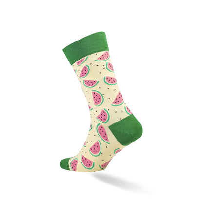 Colorful Funny Combed Cotton Crew Socks