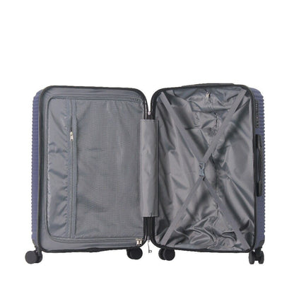 Luggage Sets ABS Hardshell 3pcs Luggage, Lightweight Durable Suitcase sets Spinner Wheels Suitcase with TSA Lock 20''24''28'' Available(Blue)
