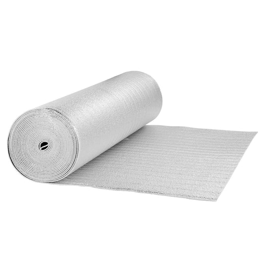 VEVOR reflective insulation roll with silver EPE foam core and double-sided foil