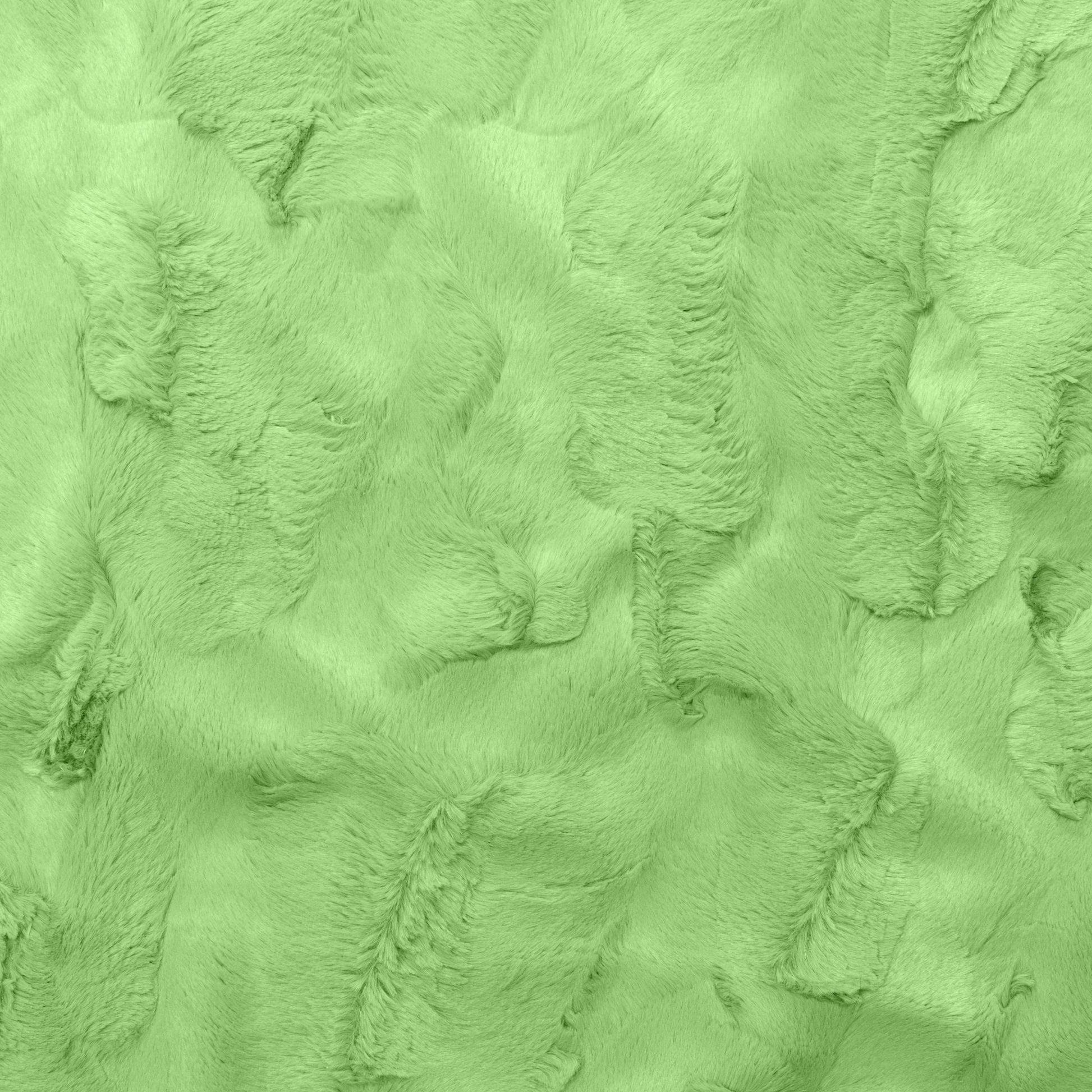 Lime green faux fur fabric texture for bean bag chair
